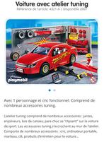 Playmobil 4321 - voiture avec atelier tuning, Kinderen en Baby's, Speelgoed | Playmobil, Gebruikt, Ophalen