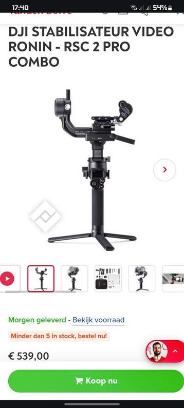 Dji Ronin RSC 2 pro combo Comme neuf 