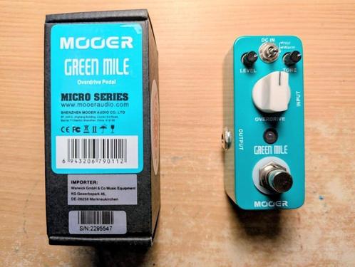 Mooer Green Mile Overdrive pedaal stompbox, Muziek en Instrumenten, Effecten, Zo goed als nieuw, Distortion, Overdrive of Fuzz