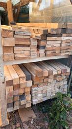 Houten balken verschillende maten, Tuin en Terras, Palen, Balken en Planken, Ophalen, Zo goed als nieuw, Balken