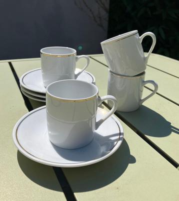 Lot de 4 tasses à moka vintage beschikbaar voor biedingen
