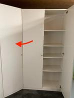 PAX IKEA Armoire d'angle blanche avec tringle, Ophalen, Gebruikt, 200 cm of meer, 50 tot 100 cm