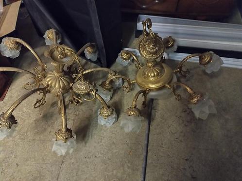 Klassieke kroonluchters Set !, Huis en Inrichting, Lampen | Kroonluchters, Zo goed als nieuw, Ophalen