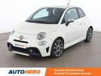 Abarth 595 1.4 Turbo Turismo (bj 2019), Auto's, 4 zetels, Gebruikt, Wit, Leder