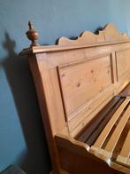 Rustiek grenen bed 180x200, Ophalen, Rustieke stijl, 180 cm, 200 cm