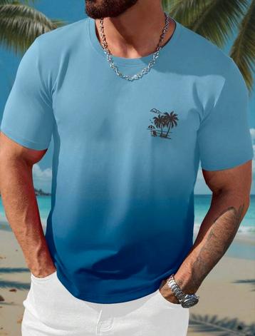 Blauwe T shirt M beschikbaar voor biedingen