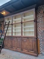 Antieke eiken boekenkast/bibliotheekkast GRATIS LEVERING, Ophalen