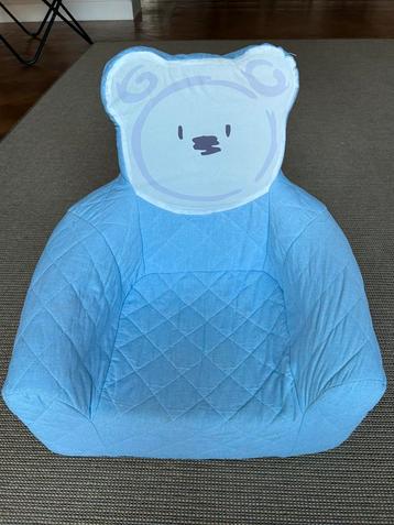 Fauteuil ourson bleu clair pour enfant en mousse beschikbaar voor biedingen