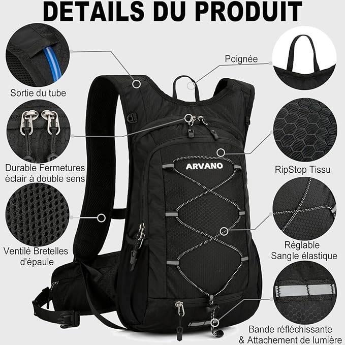 15 l | sac à dos de vélo | imperméable | LIVRAISON GRATUITE, Bijoux, Sacs & Beauté, Sacs | Sacs à dos, Neuf, Autres marques, Attache-remorque