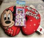 Oreiller de cou Minnie Mouse., Collections, Comme neuf, Autres types, Mickey Mouse, Enlèvement ou Envoi