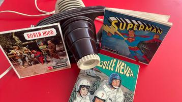 View-Master projector + Superman Robin Hood Dolle Kever beschikbaar voor biedingen
