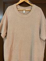Mooi gebreide trui met korte mouwen, Enlèvement ou Envoi, Comme neuf, Beige