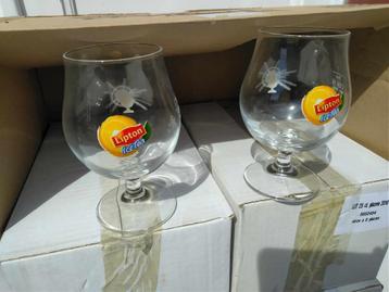 glazen ice tea, Verzamelen, Glas en Drinkglazen, Ophalen, Nieuw