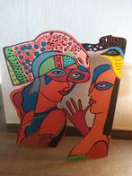 Ijzeren plaat Corneille, Antiek en Kunst, Kunst | Schilderijen | Modern, Ophalen of Verzenden