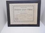 Diocèse de Liège ancien certificat scolaire 1897, Enlèvement ou Envoi, Utilisé, Primaire