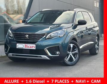 Peugeot 5008 1.6 BlueHDI + 7 ZITPLAATSEN+GT Line+ NAVI CAMER beschikbaar voor biedingen