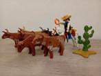 Playmobil Western Cowboy met Koeien (longhorn) - 3749, Kinderen en Baby's, Ophalen of Verzenden, Zo goed als nieuw