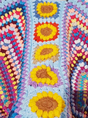 Handgemaakt gehaakt vest uit de jaren 70 🌻🌻 beschikbaar voor biedingen