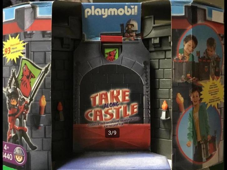 Playmobil 4440 kasteel koffer, Kinderen en Baby's, Speelgoed | Playmobil, Zo goed als nieuw, Complete set, Ophalen of Verzenden