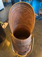 Vintage goud kleurige  kolen kit, Antiek en Kunst, Antiek | Brons en Koper, Ophalen