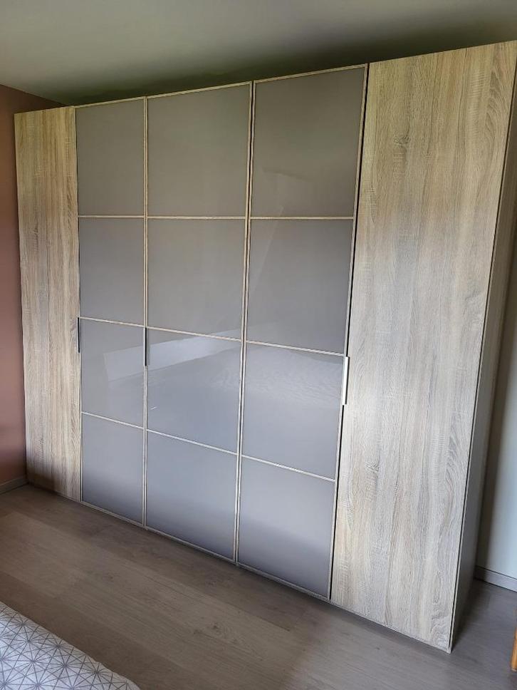 Kleerkast, Huis en Inrichting, Kasten | Kleerkasten, Zo goed als nieuw, 200 cm of meer, 50 tot 100 cm, Met lade(s), Met deur(en)