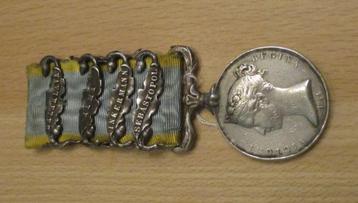 Krimmedaille 1854 uitgereikt aan 4 maten beschikbaar voor biedingen