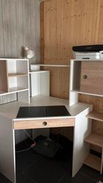 Hoekbureau wit, Huis en Inrichting, Bureaus, Ophalen, Gebruikt, Bureau