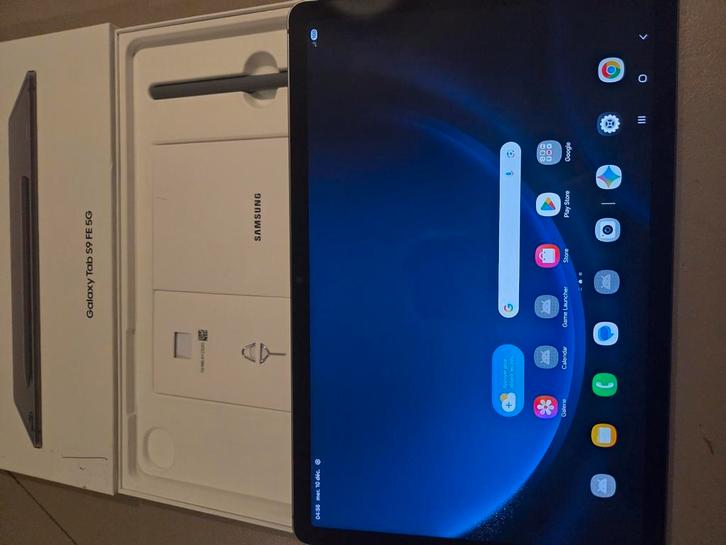 tablette Samsung tab s9 fe 5g, Computers en Software, Android Tablets, Zo goed als nieuw, Ophalen