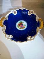 Mooi kobalt blauw schaaltje met vergulde rand., Enlèvement ou Envoi