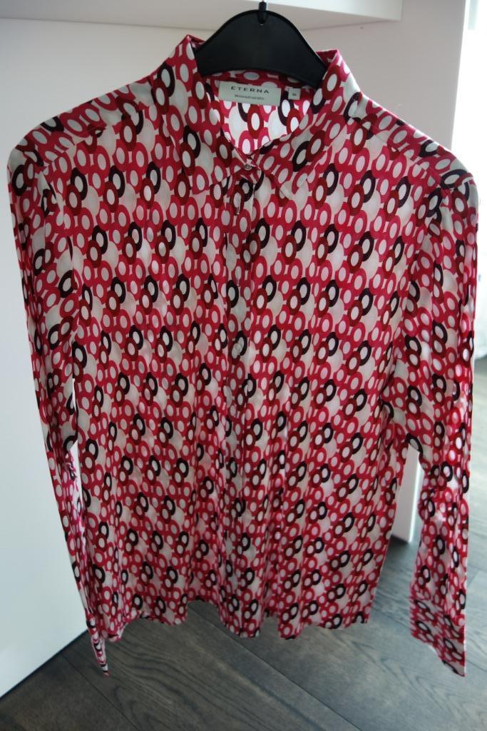 Chemisier à motifs "ETERNA" Envoi compris, Kleding | Dames, Blouses en Tunieken, Zo goed als nieuw, Verzenden