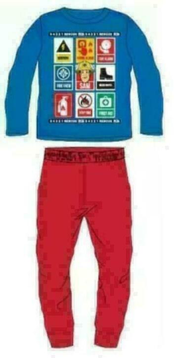 Brandweerman Sam Pyjama - Blauw/Rood - Maat 110 - 128 - 134 beschikbaar voor biedingen