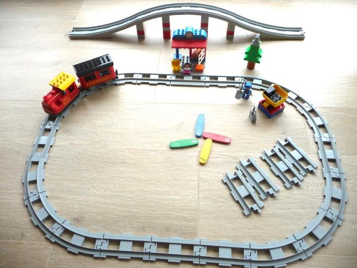 DUPLO stoomtrein (ref 10874), Kinderen en Baby's, Speelgoed | Duplo en Lego, Zo goed als nieuw, Duplo, Complete set, Ophalen of Verzenden