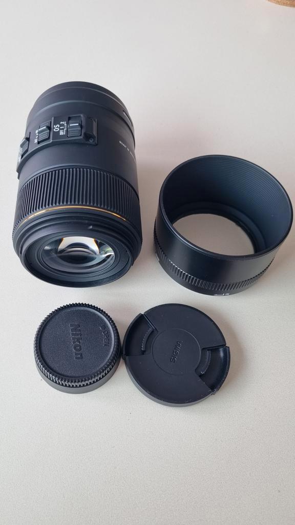 Sigma 105mm 2.8 macro voor Nikon, Audio, Tv en Foto, Foto | Lenzen en Objectieven, Ophalen