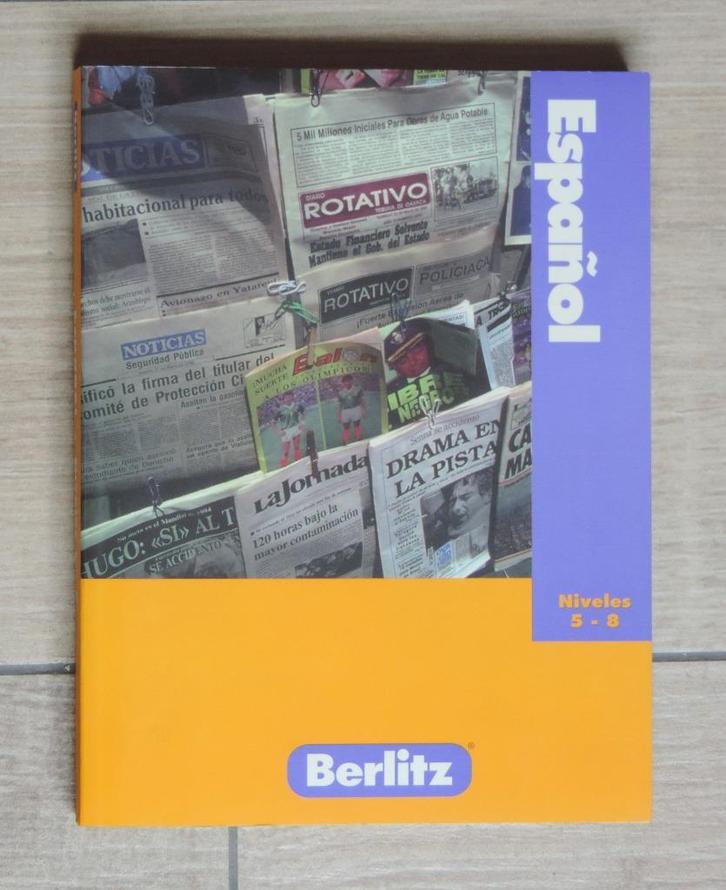 studieboek Spaans, Berlitz, niveau 5-8, Boeken, Studieboeken en Cursussen, Nieuw, Ophalen of Verzenden