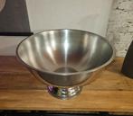 Inox champagne koeler of punch kom, Huis en Inrichting, Ophalen, Overige materialen, Schaal, Rond