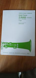 Partituren klarinet, Ophalen, Zo goed als nieuw, Instrument, Jacques Lancelot