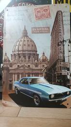 Camaro SS '69 + Buick '55 Plaque métallique 20x30cm, Collections, Marques & Objets publicitaires, Comme neuf, Enlèvement ou Envoi