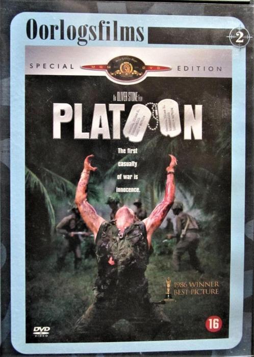 DVD OORLOG- PLATOON, CD & DVD, DVD | Action, Comme neuf, Guerre, Tous les âges, Enlèvement ou Envoi