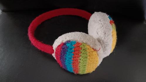 Kleurrijke zachte warme oorverwarmers, Kinderen en Baby's, Kinderkleding | Mutsen, Sjaals en Handschoenen, Zo goed als nieuw, Muts