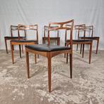 6 Johannes Andersen, Linneberg, Model 94 palissander stoelen, Ophalen, Gebruikt, Bruin, Hout