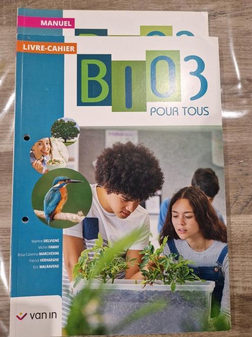 2 livres sur la Bio de 3eme année Van in, Boeken, Schoolboeken, Nieuw, Biologie, ASO, Ophalen of Verzenden