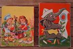 2 houten kinderpuzzels, Kinderen en Baby's, Speelgoed | Kinderpuzzels, Gebruikt, 10 tot 50 stukjes, Ophalen of Verzenden, 4 tot 6 jaar