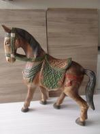 cheval de bois décoration hauteur 46 cm /poids 3,300 kg, Ophalen