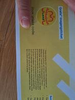 Bobbejaanland 2025-2026 
Code voor gratis toegang, Eén persoon, Ticket of Toegangskaart