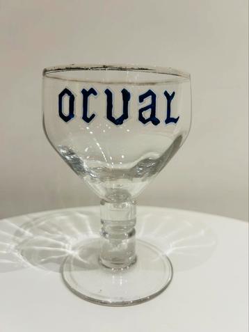 Verre Orval émaillé émail glas bière bière Orval collector, Enlèvement ou Envoi