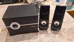 Labtec pulse 386 - Boxen met subwoofer en regelknop, Audio, Tv en Foto, Luidsprekerboxen, Ophalen, Zo goed als nieuw, Subwoofer