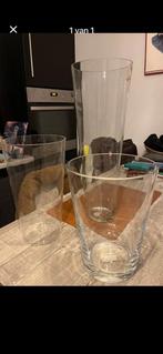 3 glazen vazen, Antiek en Kunst, Ophalen