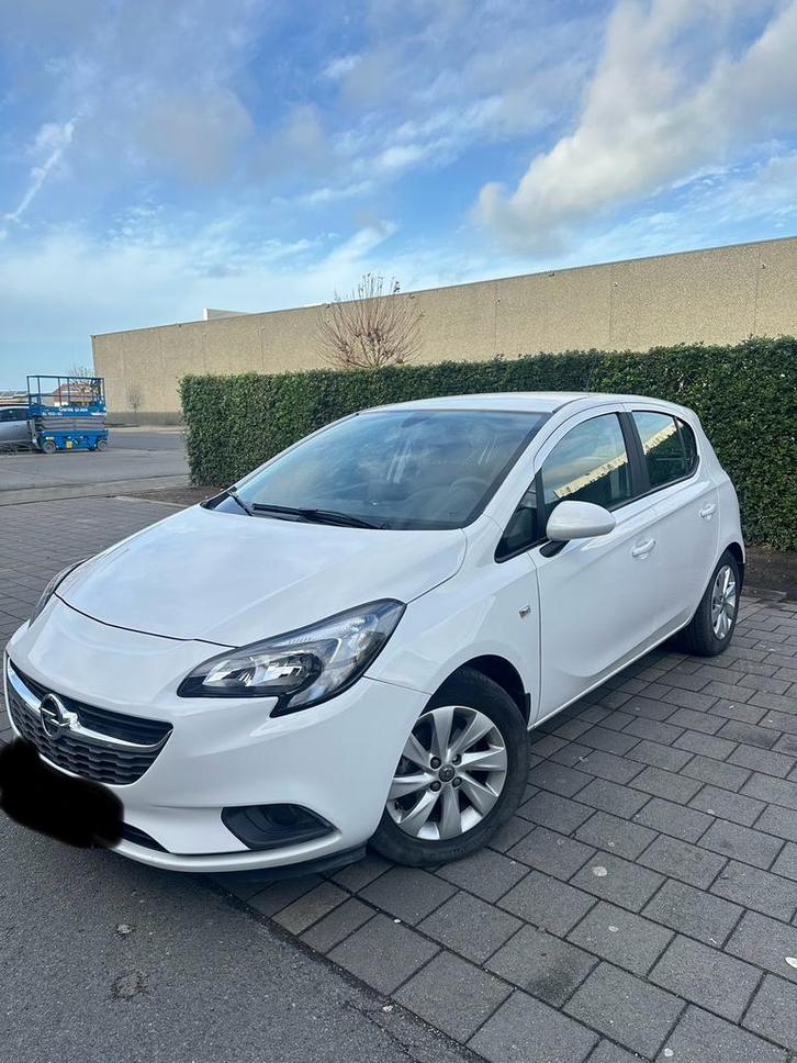 Opel corsa-E 07/2017 34.000km, Auto's, Opel, Particulier, Corsa, Benzine, Euro 6, 5 deurs, Handgeschakeld, Wit, Zwart, Ophalen
