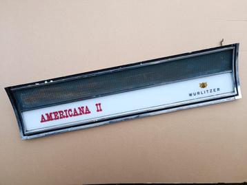 Front Paneel Wurlitzer 3200/ Americana (1968) jukebox   