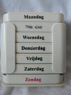 medicatie verdeler compact voor één week, 4 vakjes per dag, Enlèvement, Utilisé